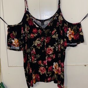 Off the shoulder top.